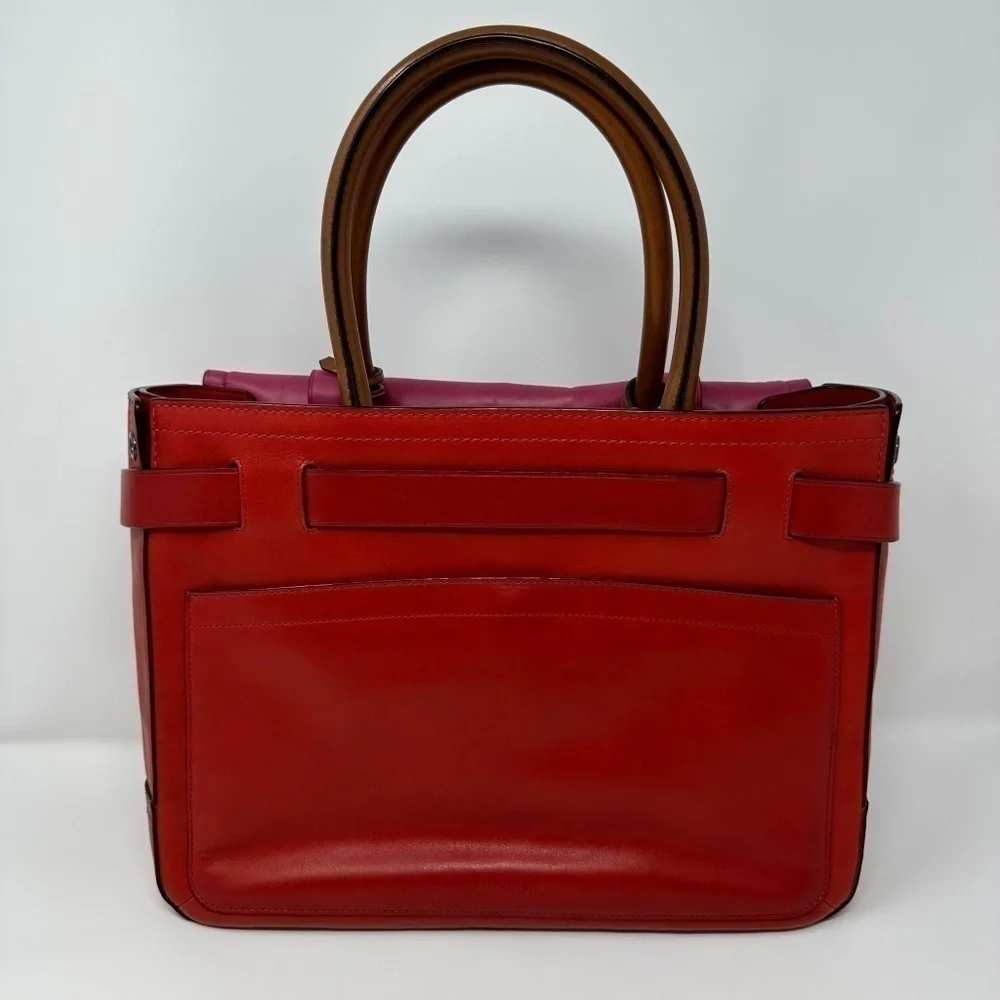 REED Krakoff Boxer Tote Multi Color Leather Tote